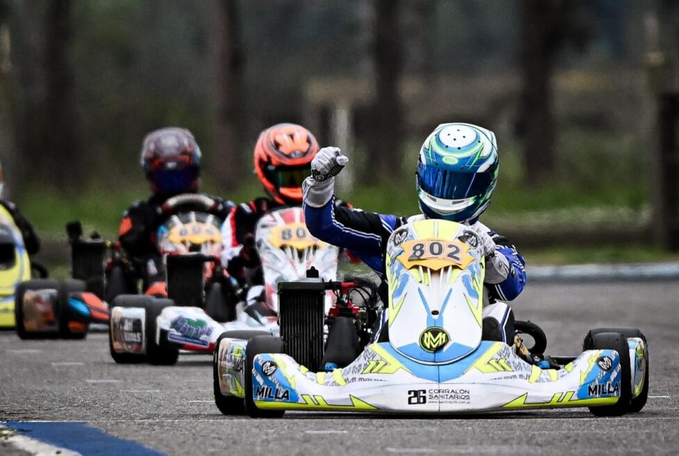 Fausto Schioppa, el campeón de 16 años que viajará a Portimao para hacer su primera carrera fuera del país