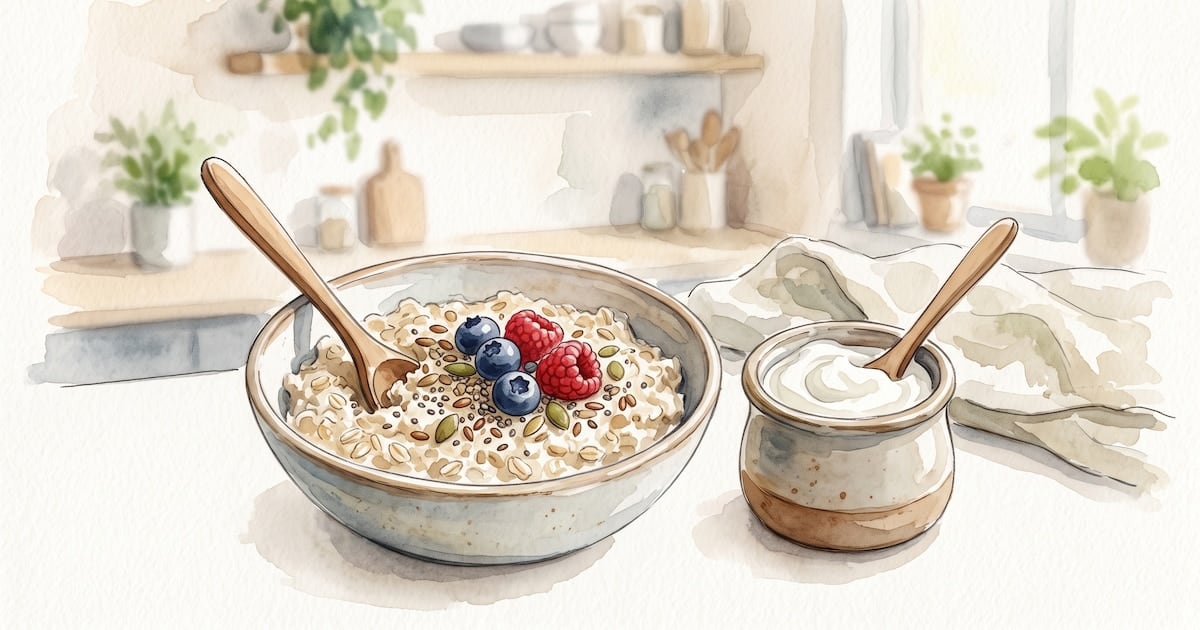 Avena y yogur griego: dos aliados distintos para un mismo problema cotidiano