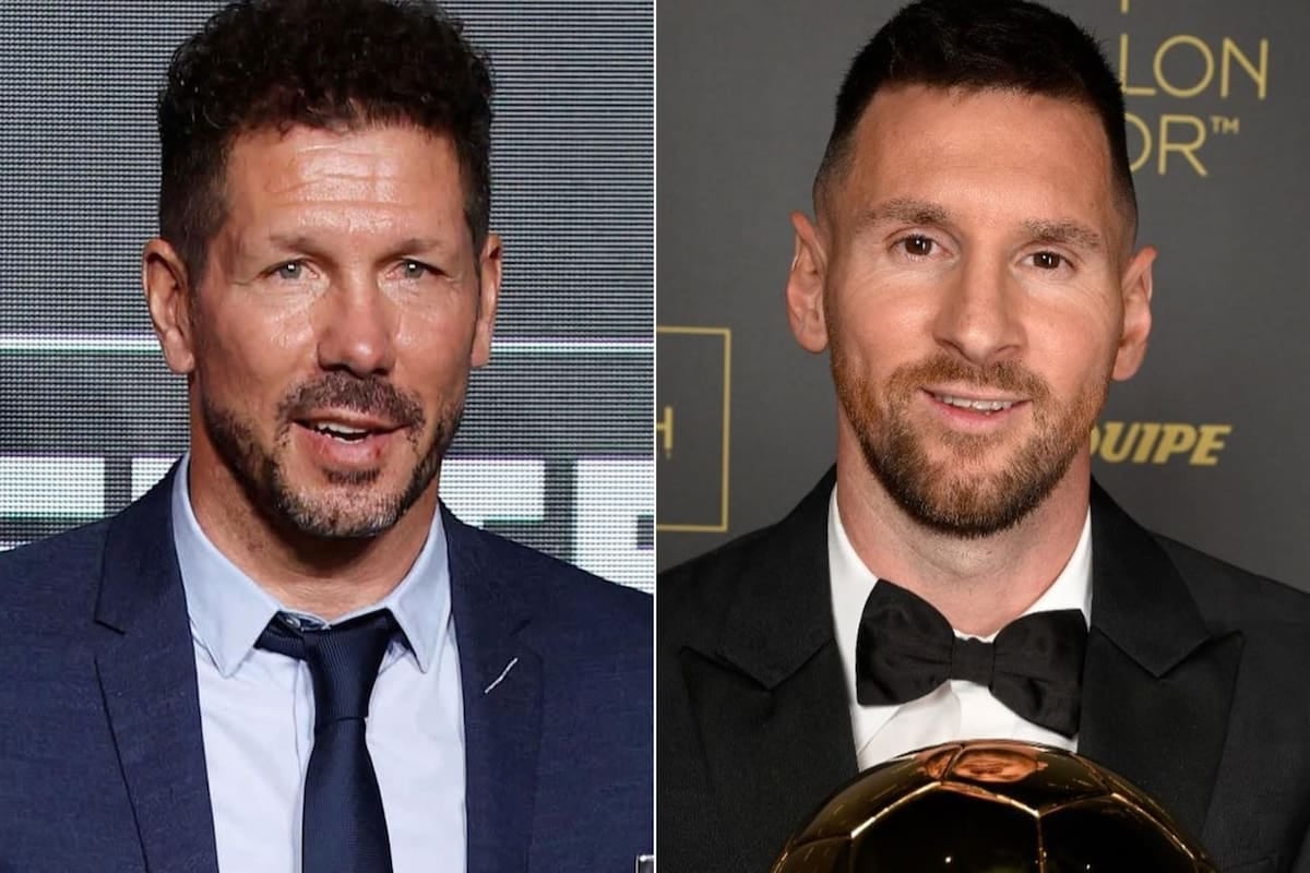 Simeone, el antidoto al debate eterno: por que Maradona y Messi no se enfrentan, se agradecen