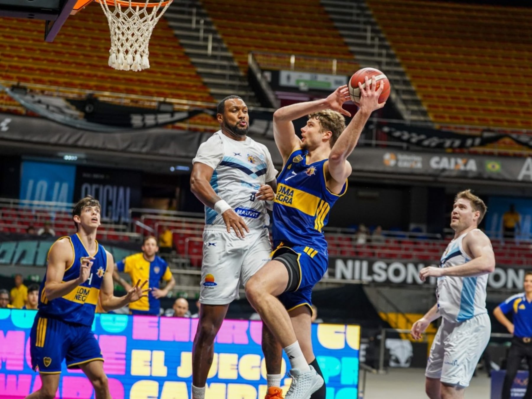 Boca selló su pase a cuartos de la Liga Sudamericana con una goleada 94-77 sobre San José en Brasilia