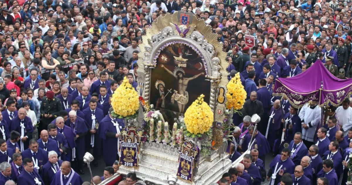 La procesión del Cristo Moreno volvió a tomar las calles del centro de Lima: qué trayecto hizo y cómo recorrerla